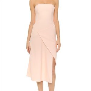 NICHOLAS bonded crepe dress